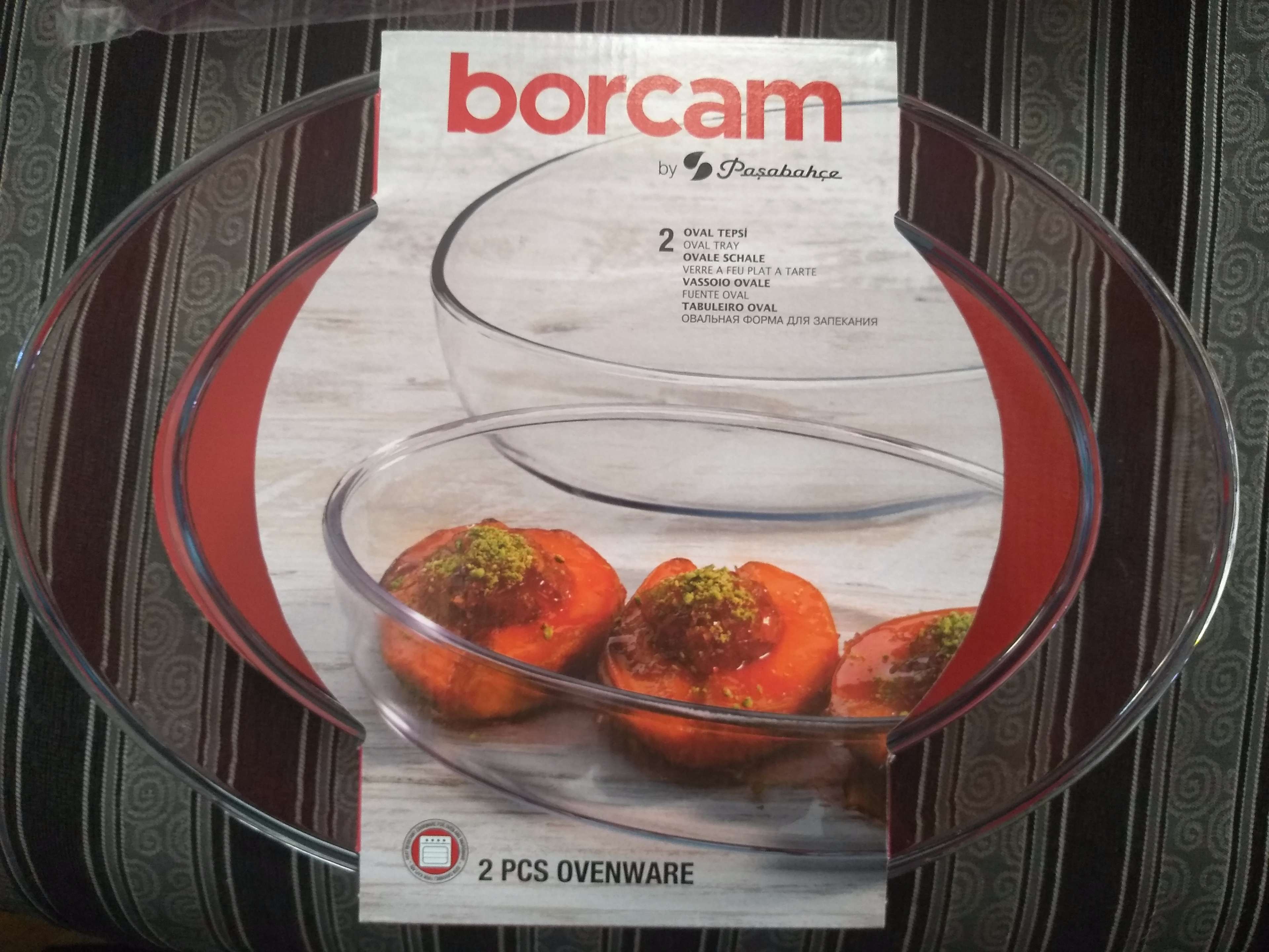 Фотография покупателя товара Набор форм из жаропрочного стекла для запекания Borcam, 2 предмета: 3 л, 1,5 л