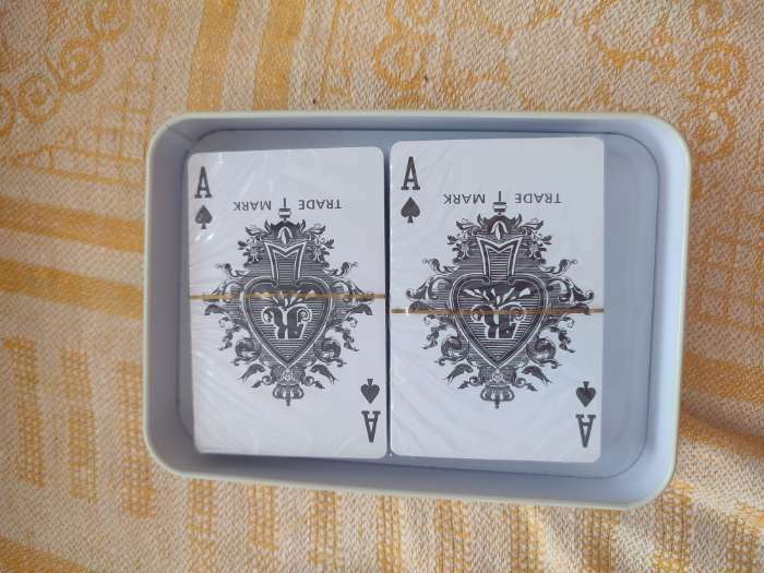 Фотография покупателя товара Карты игральные пластиковые "Poker range", 54 шт, 28 мкм, 8.8 х 5.8 см, микс - Фото 1