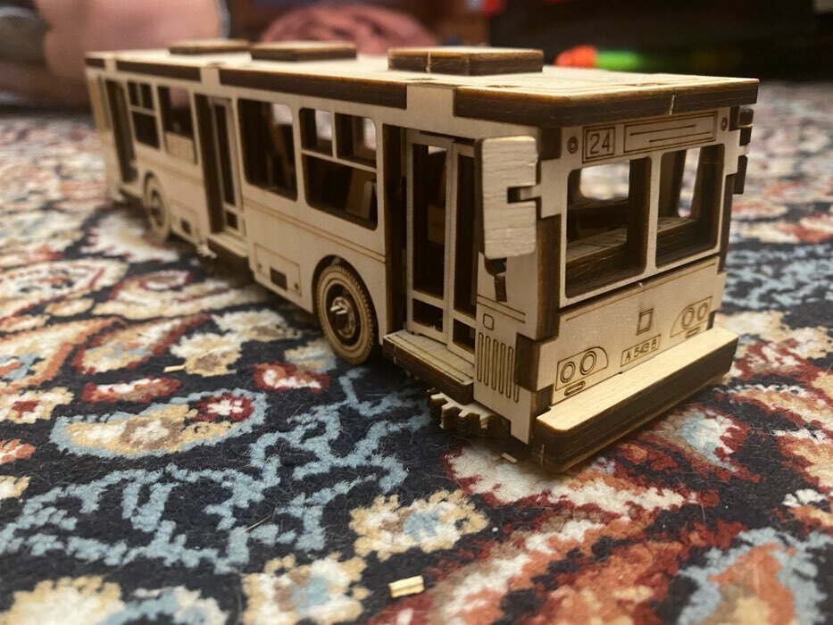 Фотография покупателя товара Cборная модель «Автобус» 75 детали