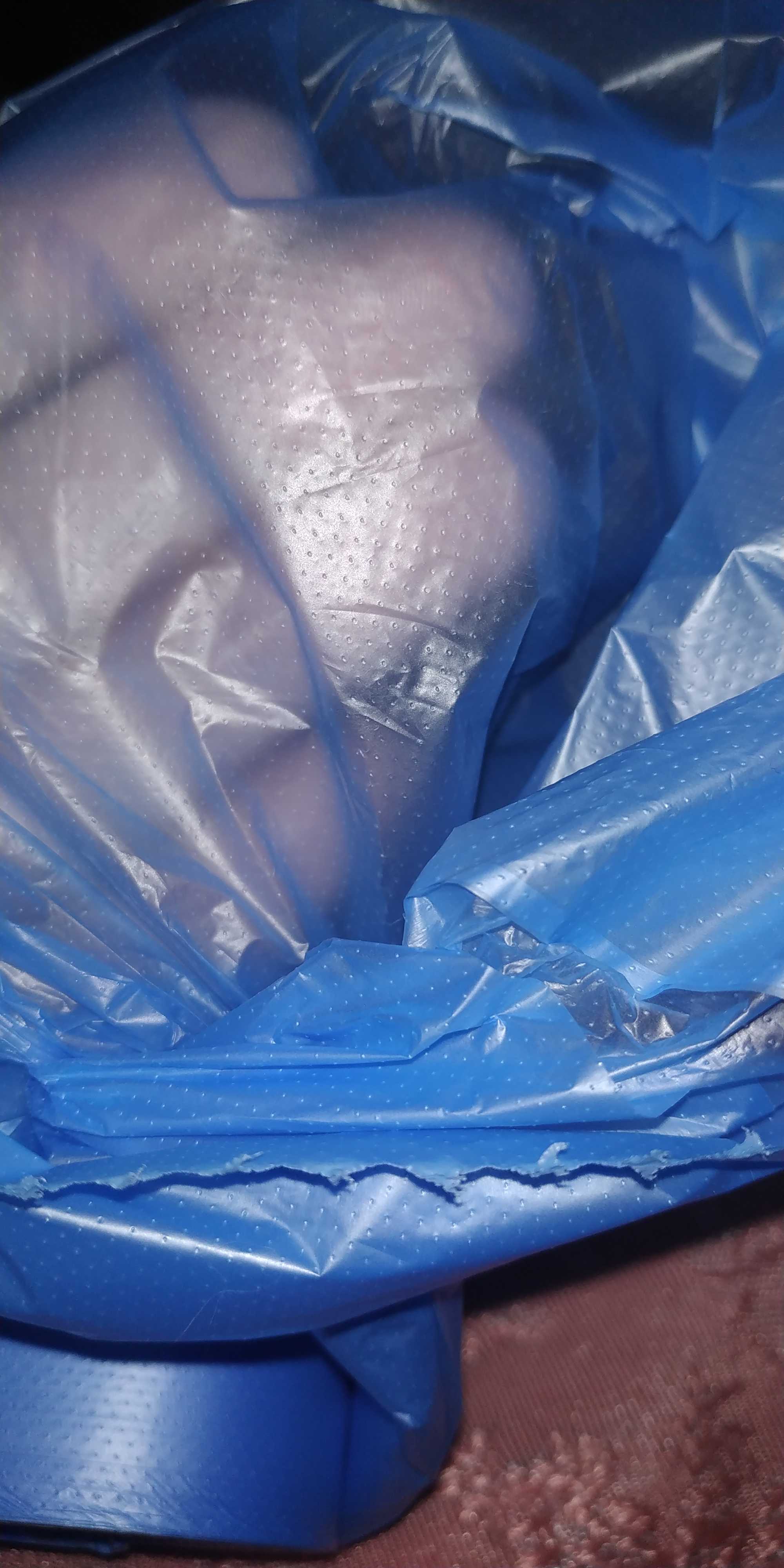 Фотография покупателя товара Мешки для мусора «Профи», 35 л, 10 мкм, 45×65 см, ПНД, 50 шт, цвет синий, микс