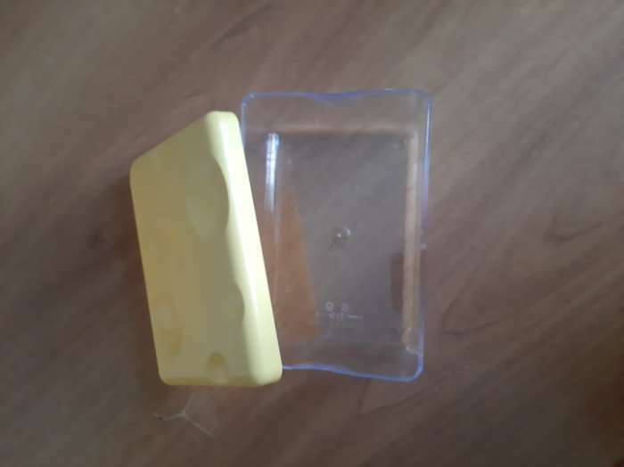 Фотография покупателя товара Контейнер для сыра, 16×11×7 см, цвет жёлтый - Фото 4