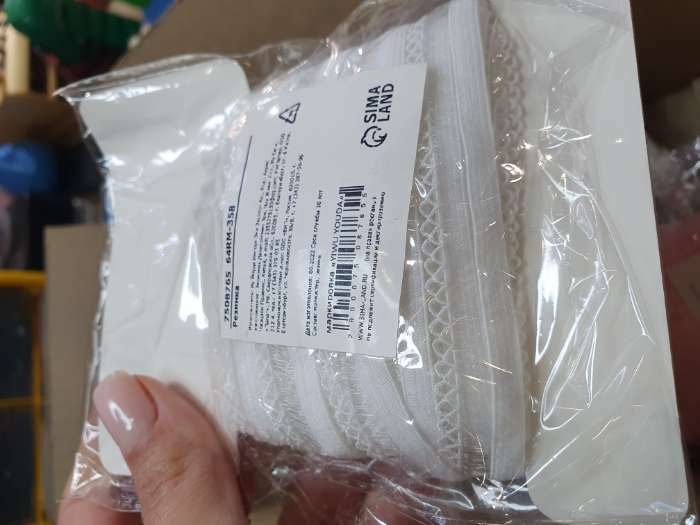 Фотография покупателя товара Резинка ажурная, 13 мм, 10 ± 1 м, цвет белый