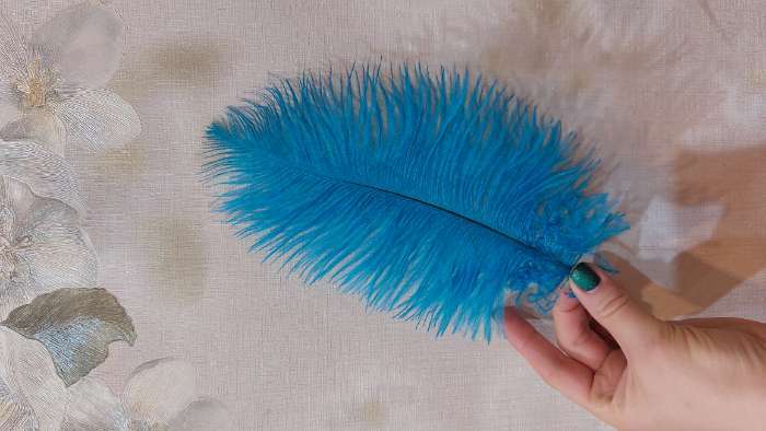 Фотография покупателя товара Перо страуса 200-250 мм, т.сиреневый - Фото 4