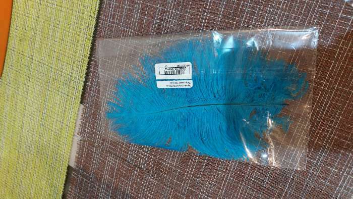 Фотография покупателя товара Перо страуса 200-250 мм, т.сиреневый - Фото 6