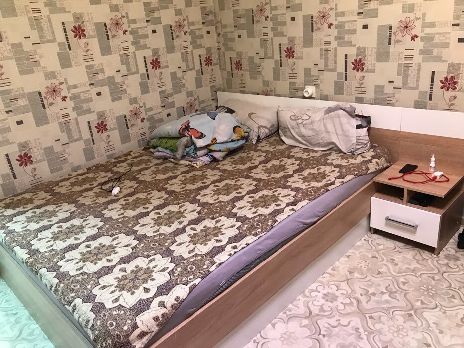 Фотография покупателя товара Спальня Леси, кровать 1600, тумбы 2 шт, комод, Дуб сонома/Белый - Фото 33