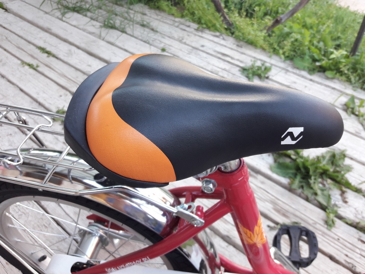 Фотография покупателя товара Велосипед 16" Novatrack Maple, 2019, цвет красный - Фото 6
