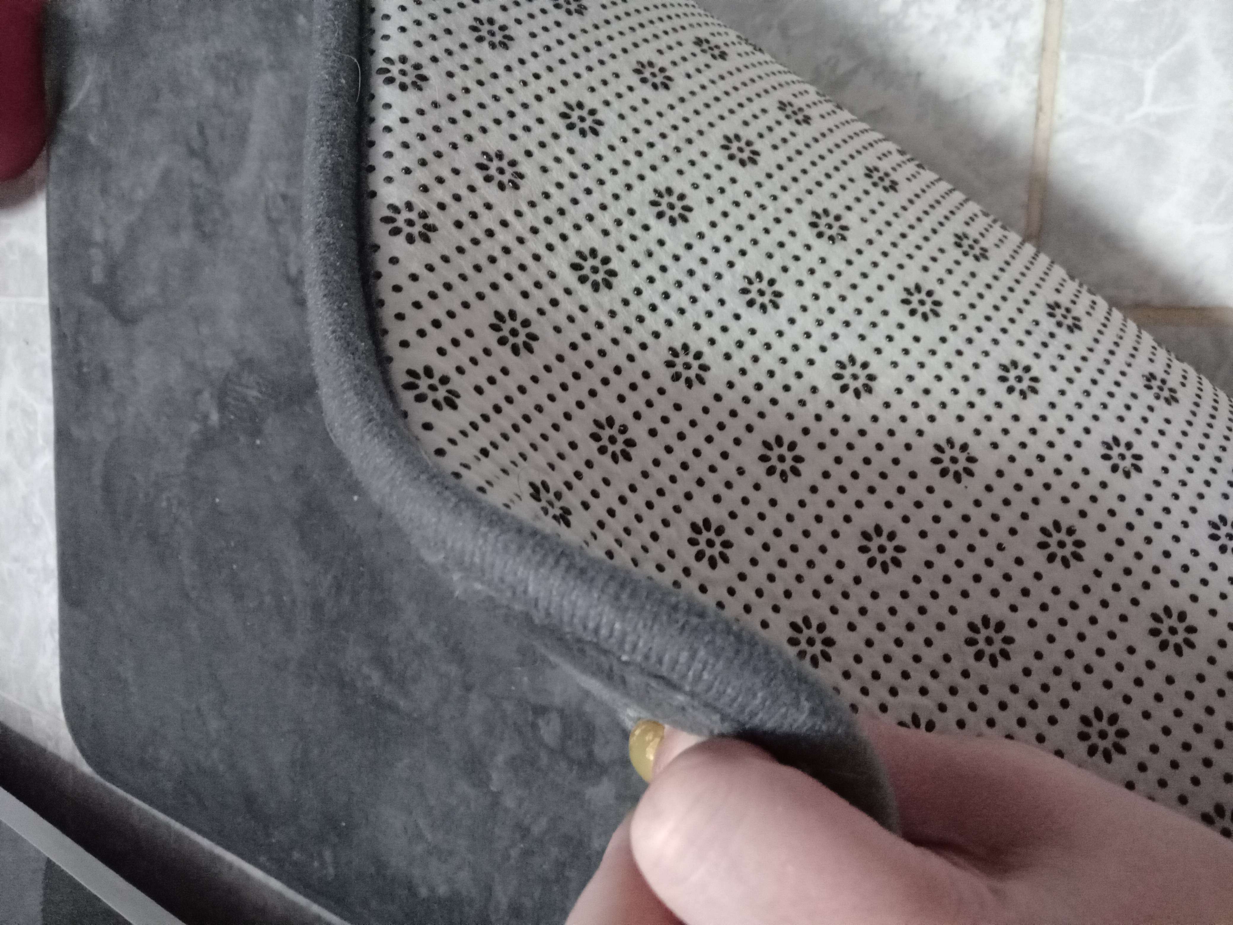 Фотография покупателя товара Набор ковриков для ванной и туалета с эффектом памяти SAVANNA Memory foam, 2 шт, 60×90 см, 40×60 см, цвет серый - Фото 2