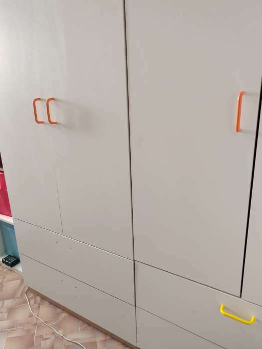Фотография покупателя товара Шкаф 2-х дверный с ящиками «Стайл», 800 × 550 × 2110 мм, цвет дуб сонома / белый - Фото 3