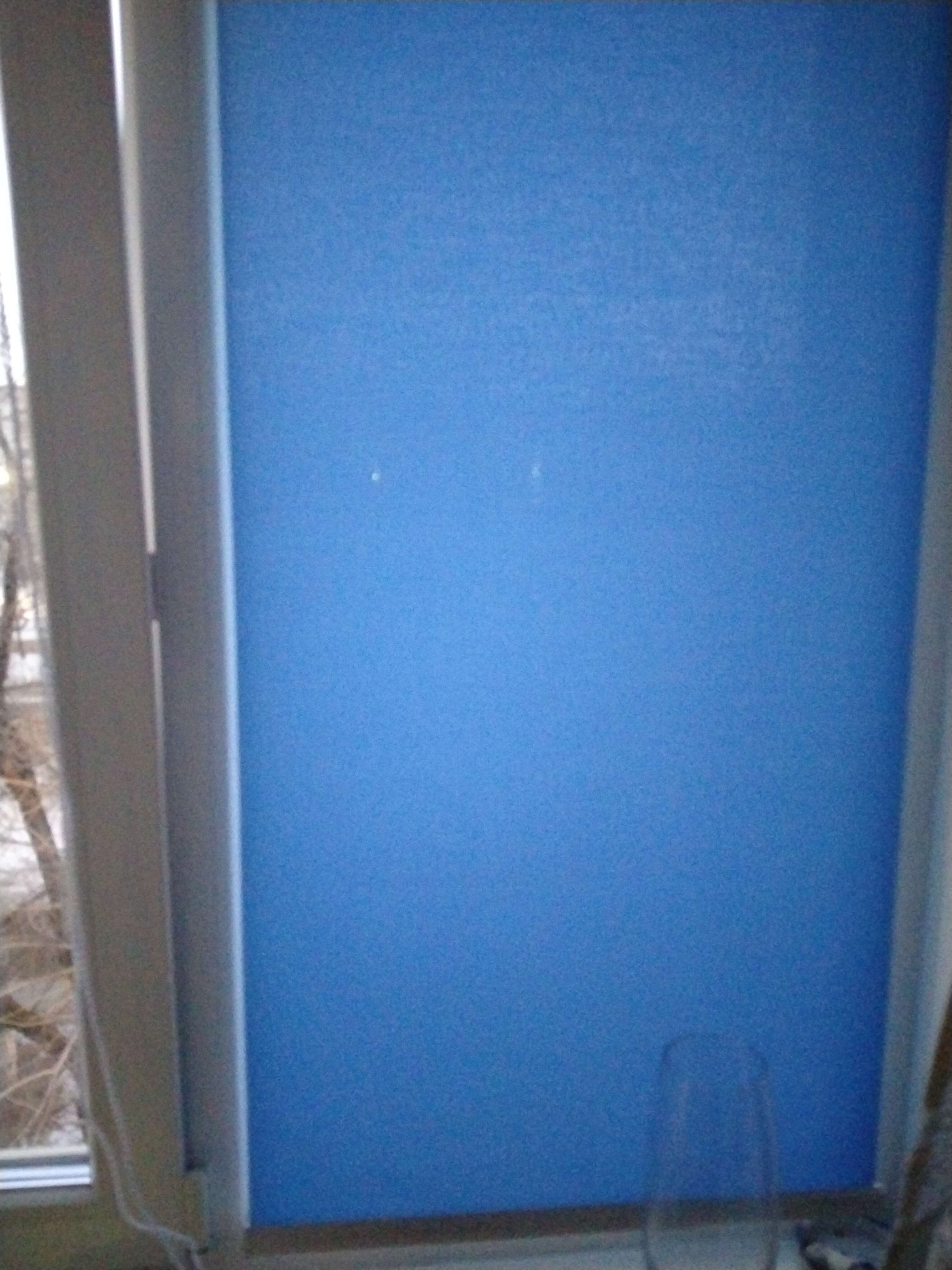 Фотография покупателя товара Штора рулонная 140×180 см (с учётом креплений 3,5 см), цвет голубой - Фото 1