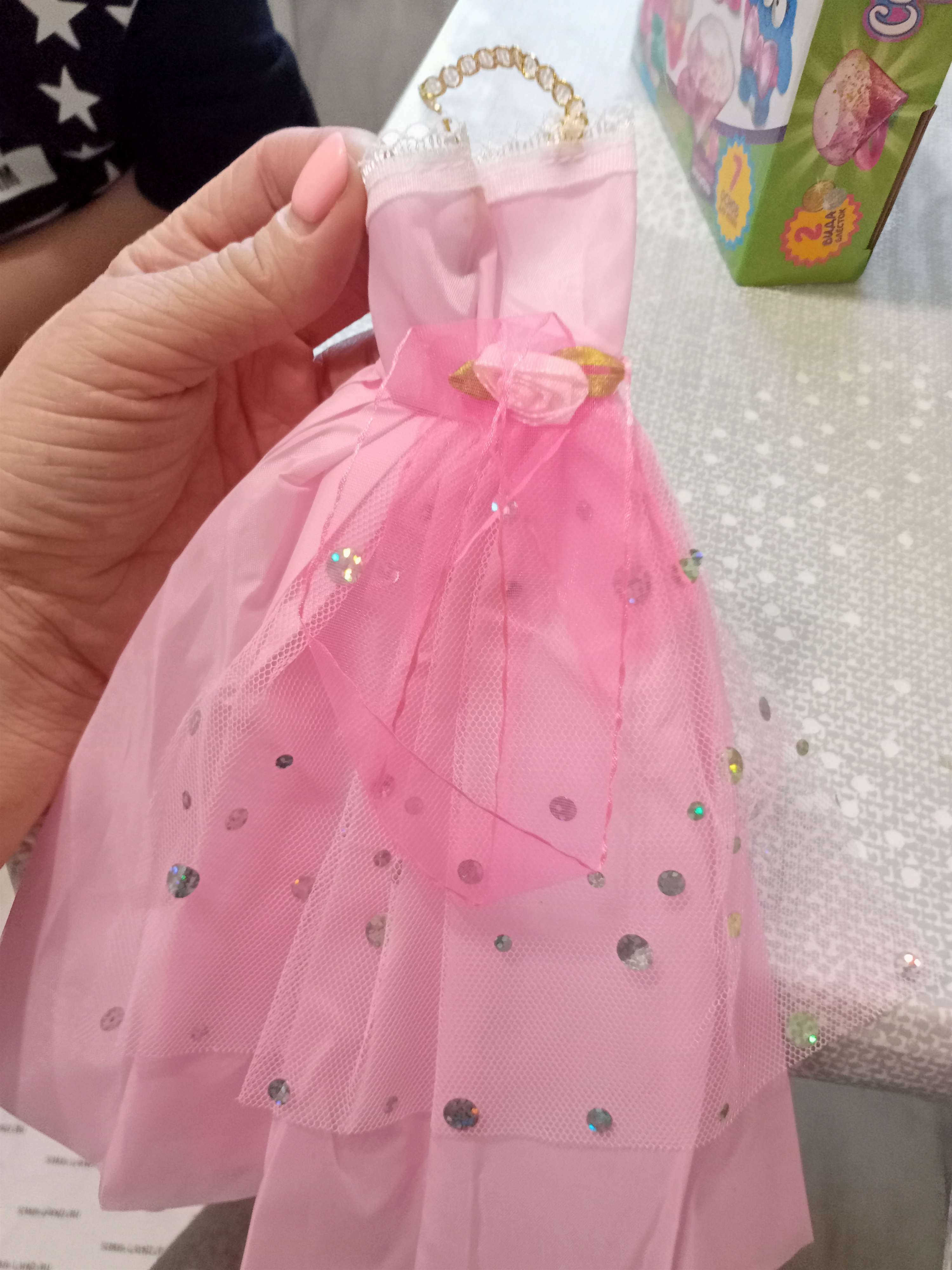 Фотография покупателя товара Одежда для кукол «Платье для принцессы», МИКС - Фото 4