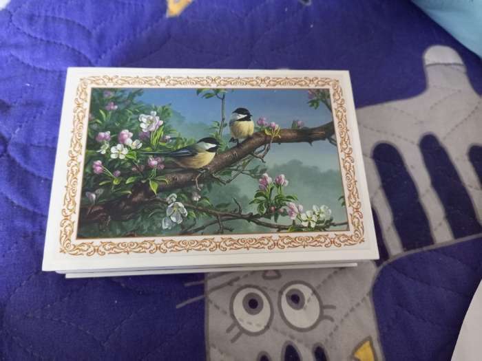 Фотография покупателя товара Шкатулка «Синички на ветке», белая, 11×16 см, лаковая миниатюра - Фото 3