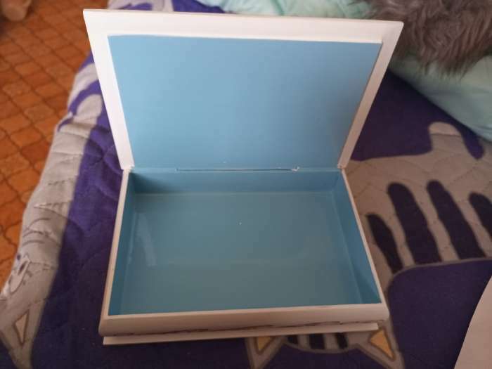 Фотография покупателя товара Шкатулка «Синички на ветке», белая, 11×16 см, лаковая миниатюра - Фото 2