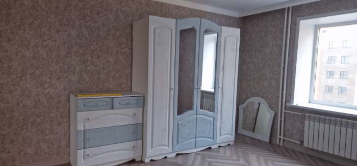 Фотография покупателя товара Шкаф 4-х дверный «Венеция 4» с 2-мя зеркалами, цвет белый / арктик матовый / деним матовый - Фото 1