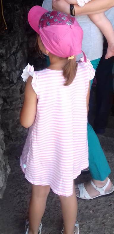 Фотография покупателя товара Платье для девочки, белый/розовый, р-р 34 (122-128см) 7-8л., 100% хлопок - Фото 1