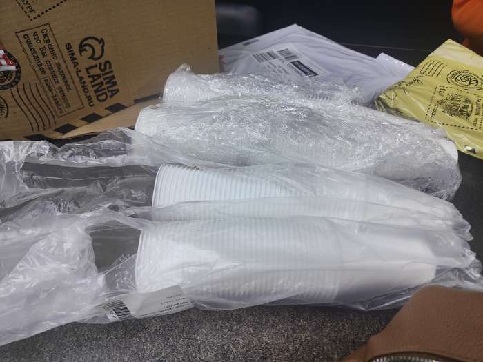 Фотография покупателя товара Стакан одноразовый «Евро», 200 мл, пластик, d=7 см, белый - Фото 47