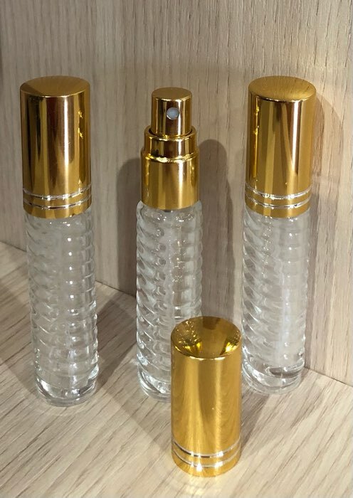 Фотография покупателя товара Флакон стеклянный для парфюма «Плетение», с распылителем, 5 мл, цвет МИКС - Фото 1