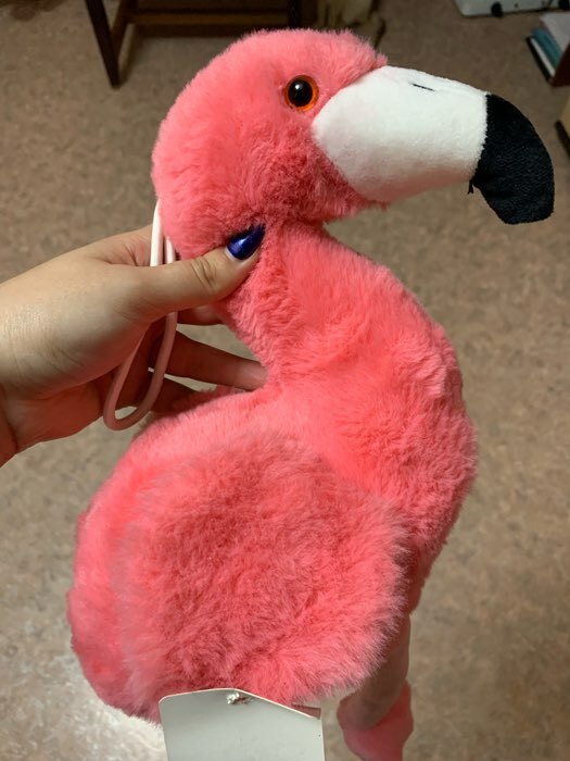 Фотография покупателя товара Мягкая игрушка «Фламинго» - Фото 3