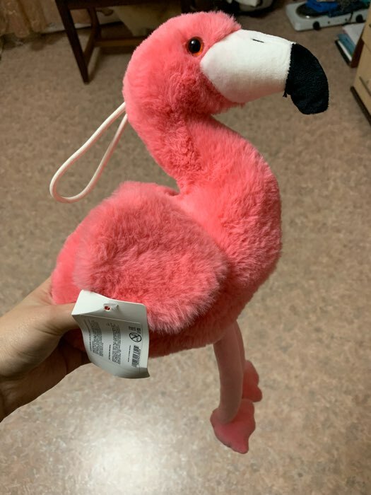 Фотография покупателя товара Мягкая игрушка «Фламинго» - Фото 2