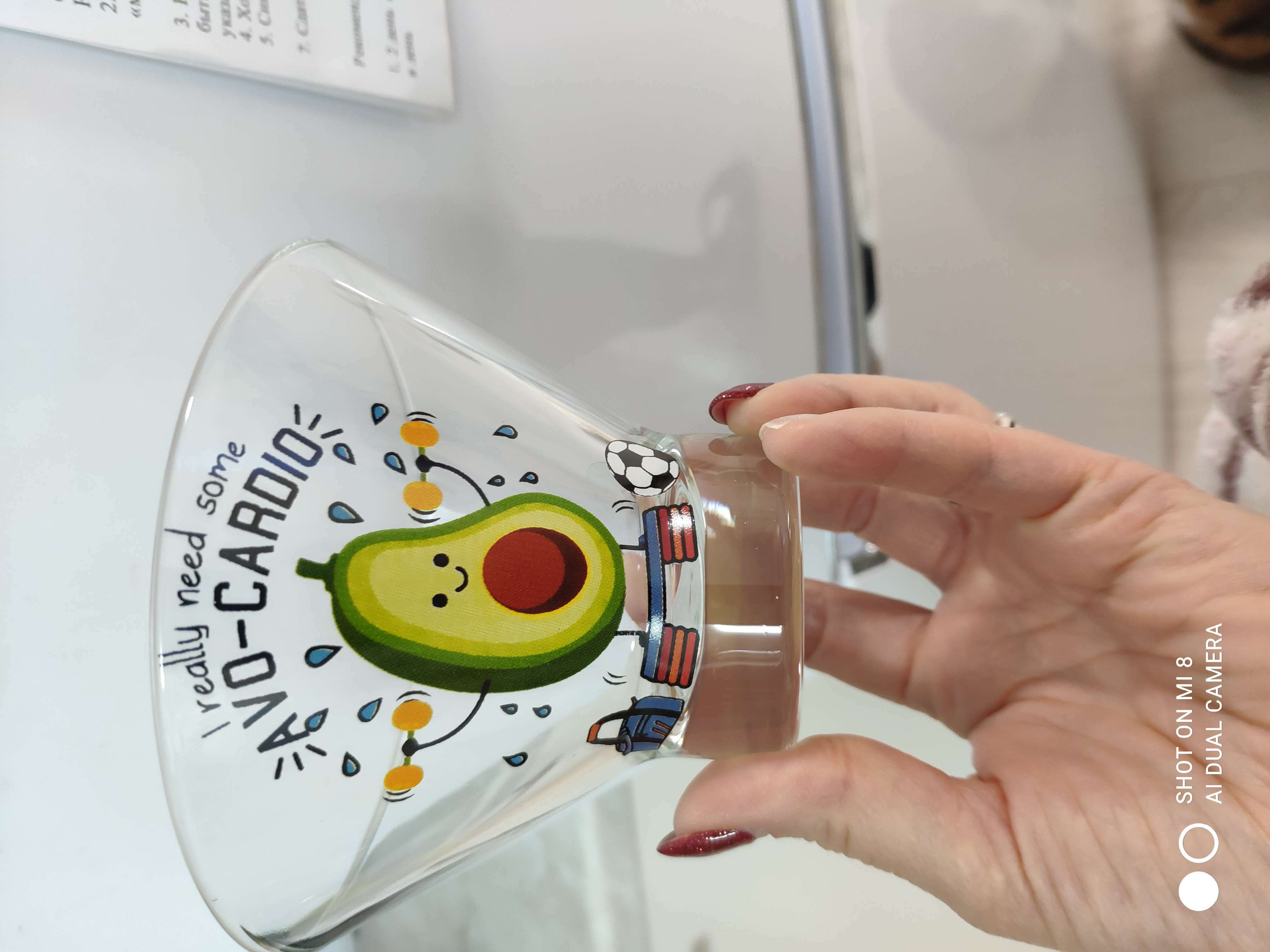 Фотография покупателя товара Креманка «Авокадо», 285 мл, стекло, рисунок МИКС - Фото 2