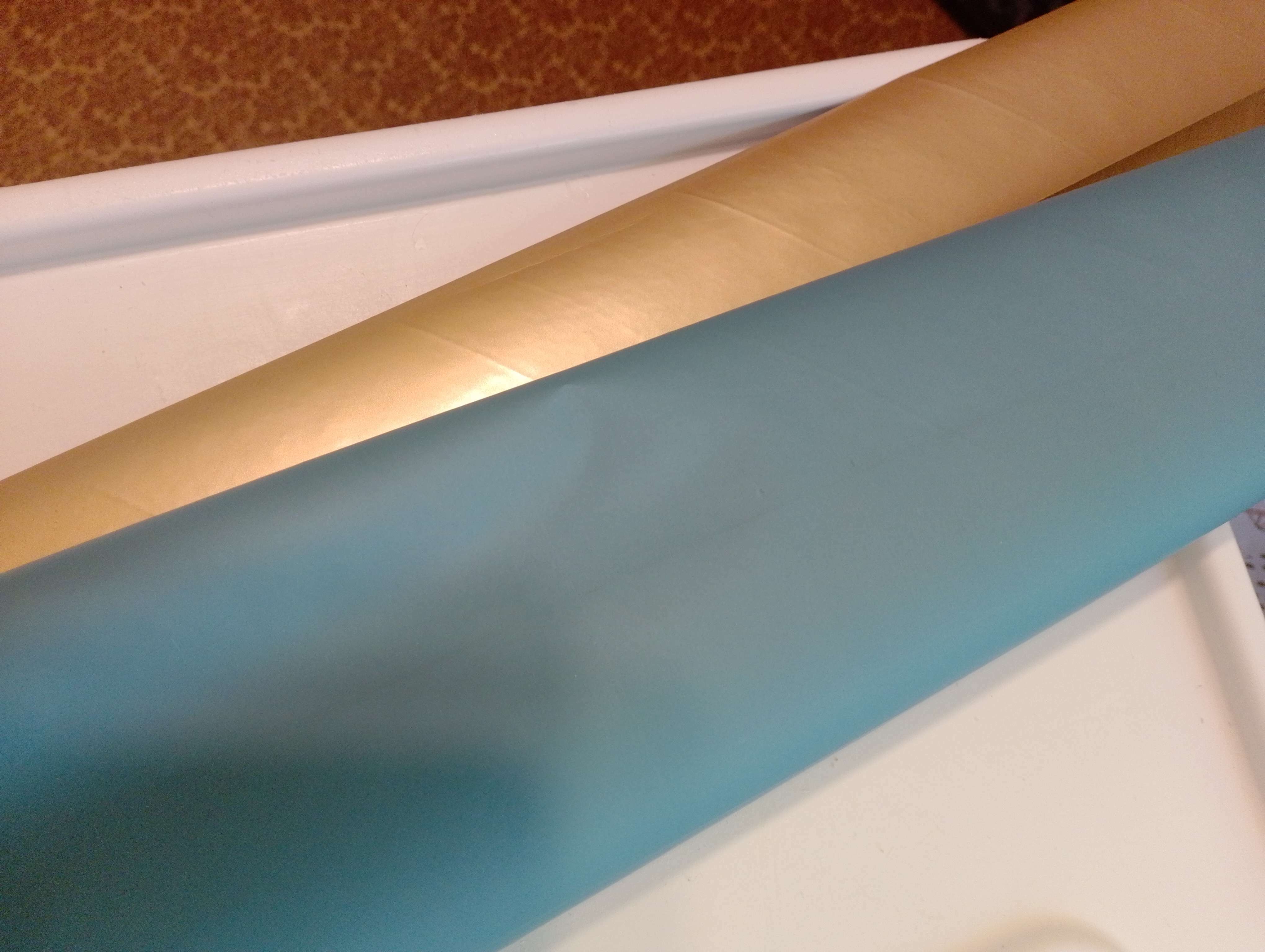 Фотография покупателя товара Пленка для цветов двухцветная, серо-розовый, 57 см × 10 м - Фото 12