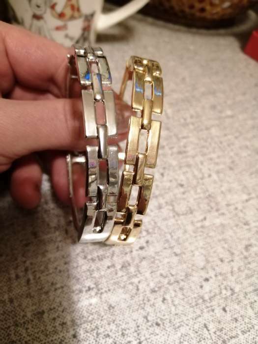 Фотография покупателя товара Браслет «Каркас» цепь, d=7 см, цвет серебро - Фото 6