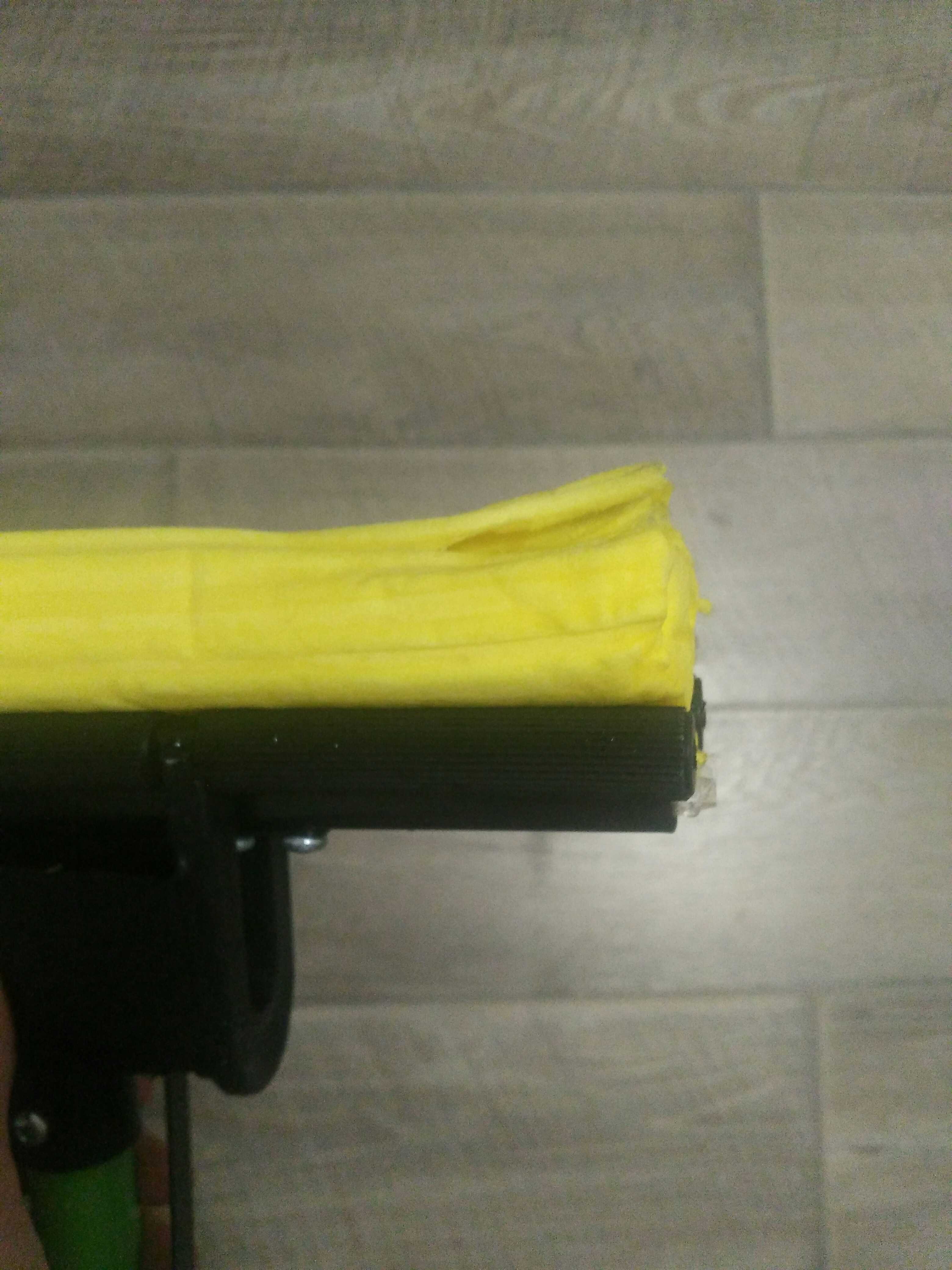 Фотография покупателя товара Швабра для мытья пола с роликовым отжимом, насадка ПВА 6×27 см, телескопическая ручка 74-103 см, цвет МИКС