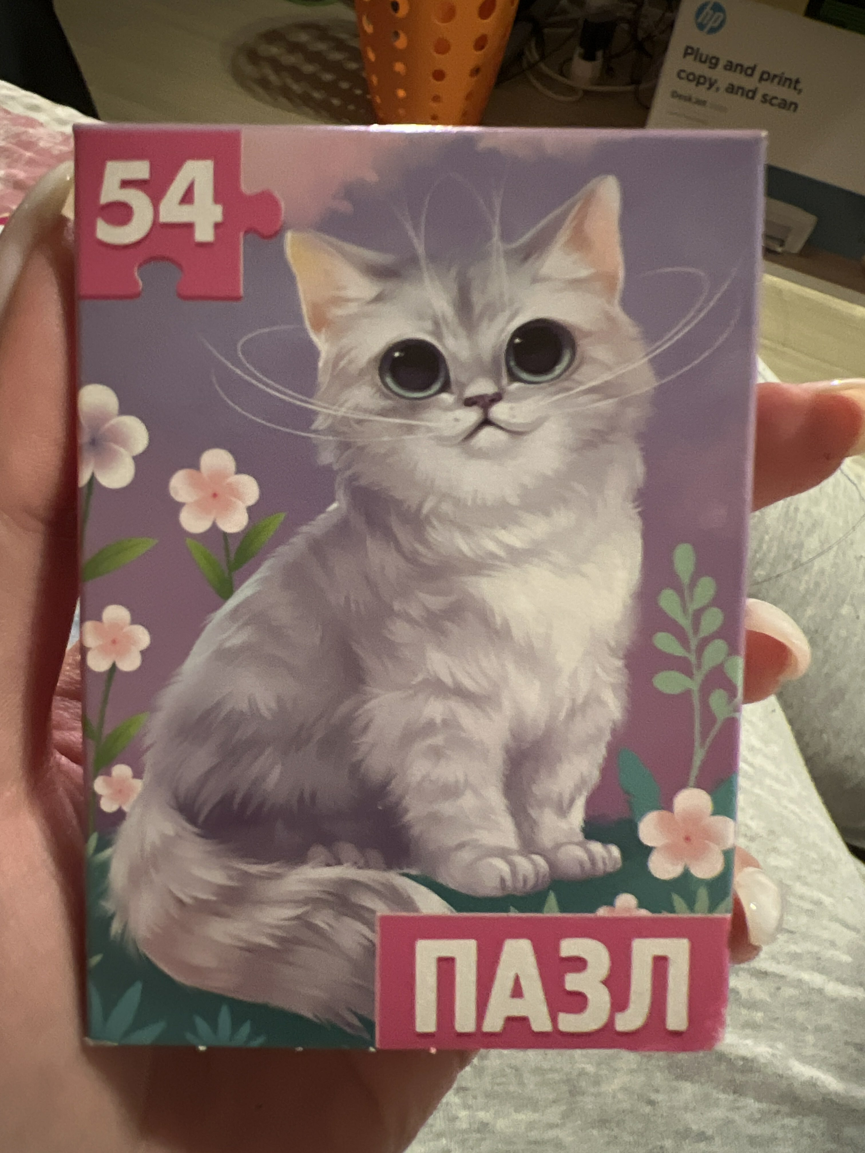 Фотография покупателя товара Пазл детский «Милый котик», 54 элемента