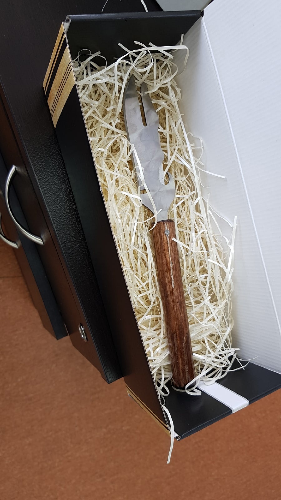 Фотография покупателя товара Коробка подарочная складная, упаковка, «С 23 Февраля!», 12×33.5×12 см - Фото 1