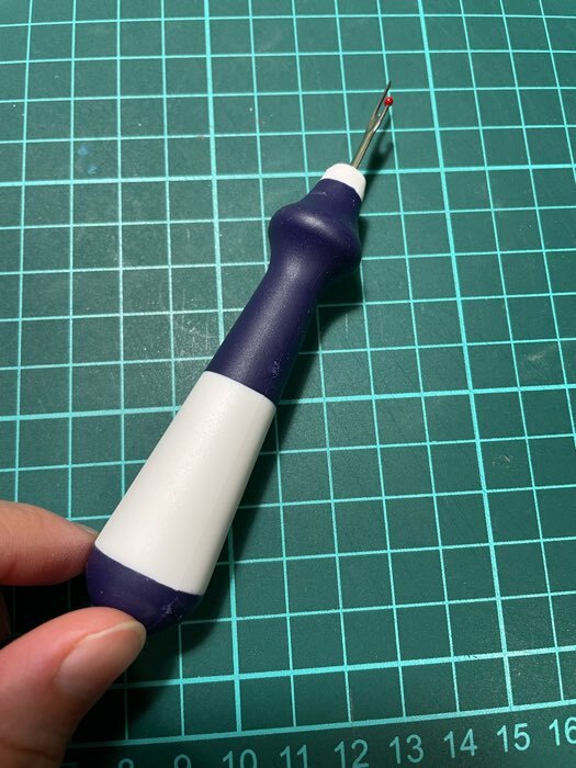 Фотография покупателя товара Вспарыватель с прорезиненной ручкой, 12,5 см, цвет МИКС - Фото 2