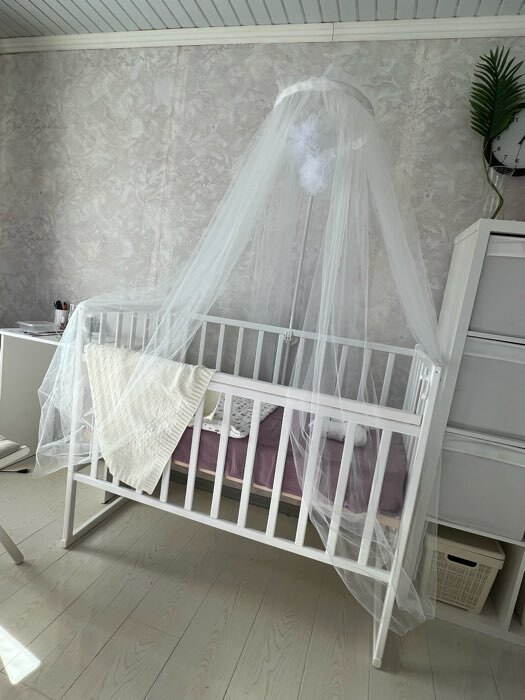 Фотография покупателя товара Детская кроватка Magico Mini, цвет берёза - Фото 3