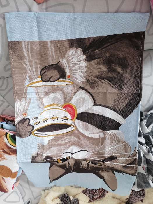 Фотография покупателя товара Набор полотенец кухонный Доляна Cats 35×60 см - 8 шт., 100% хлопок - Фото 4