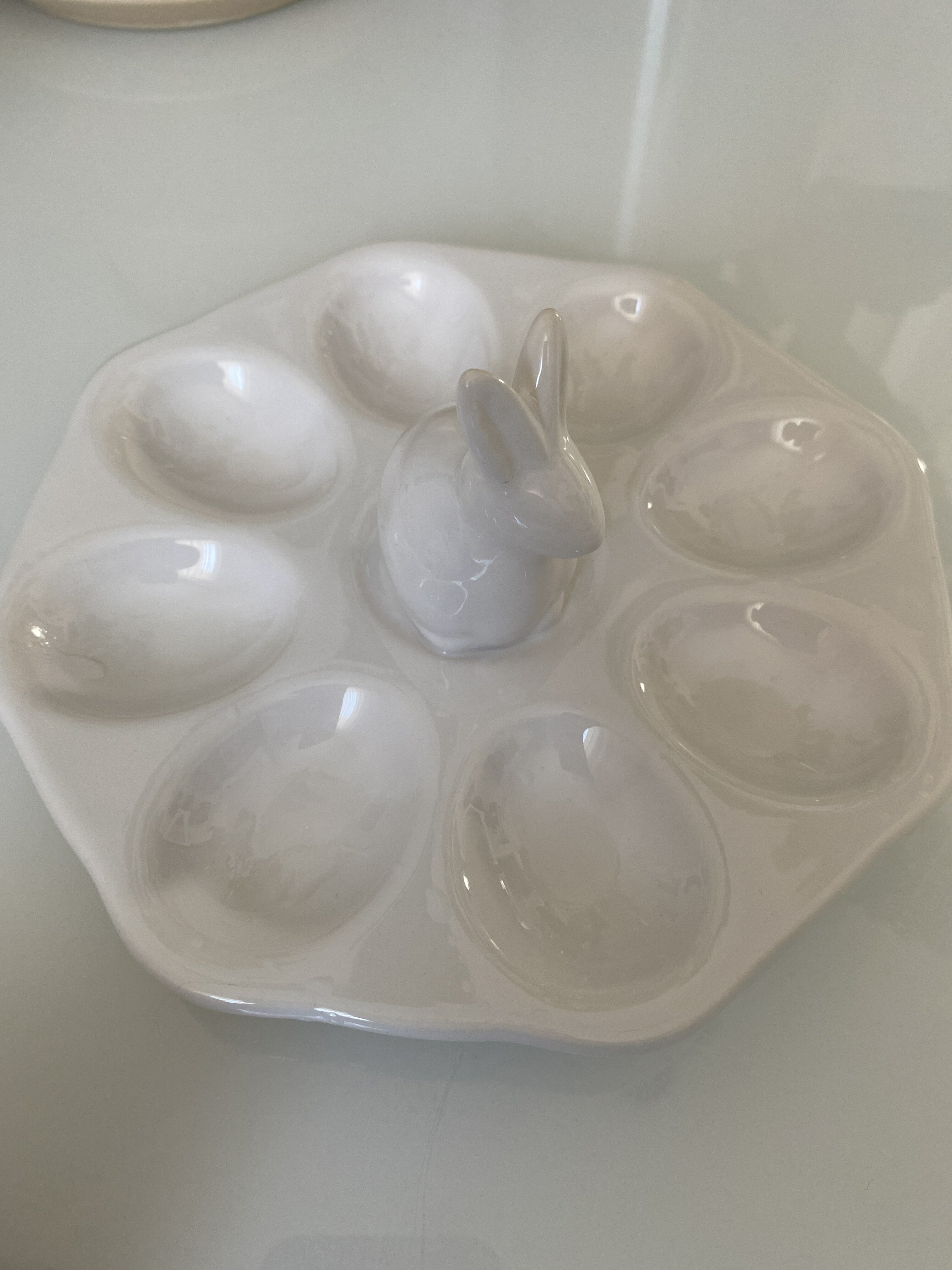 Фотография покупателя товара УЦЕНКА Подставка для яиц Доляна «Зайка», 19×9 см, 8 ячеек - Фото 7
