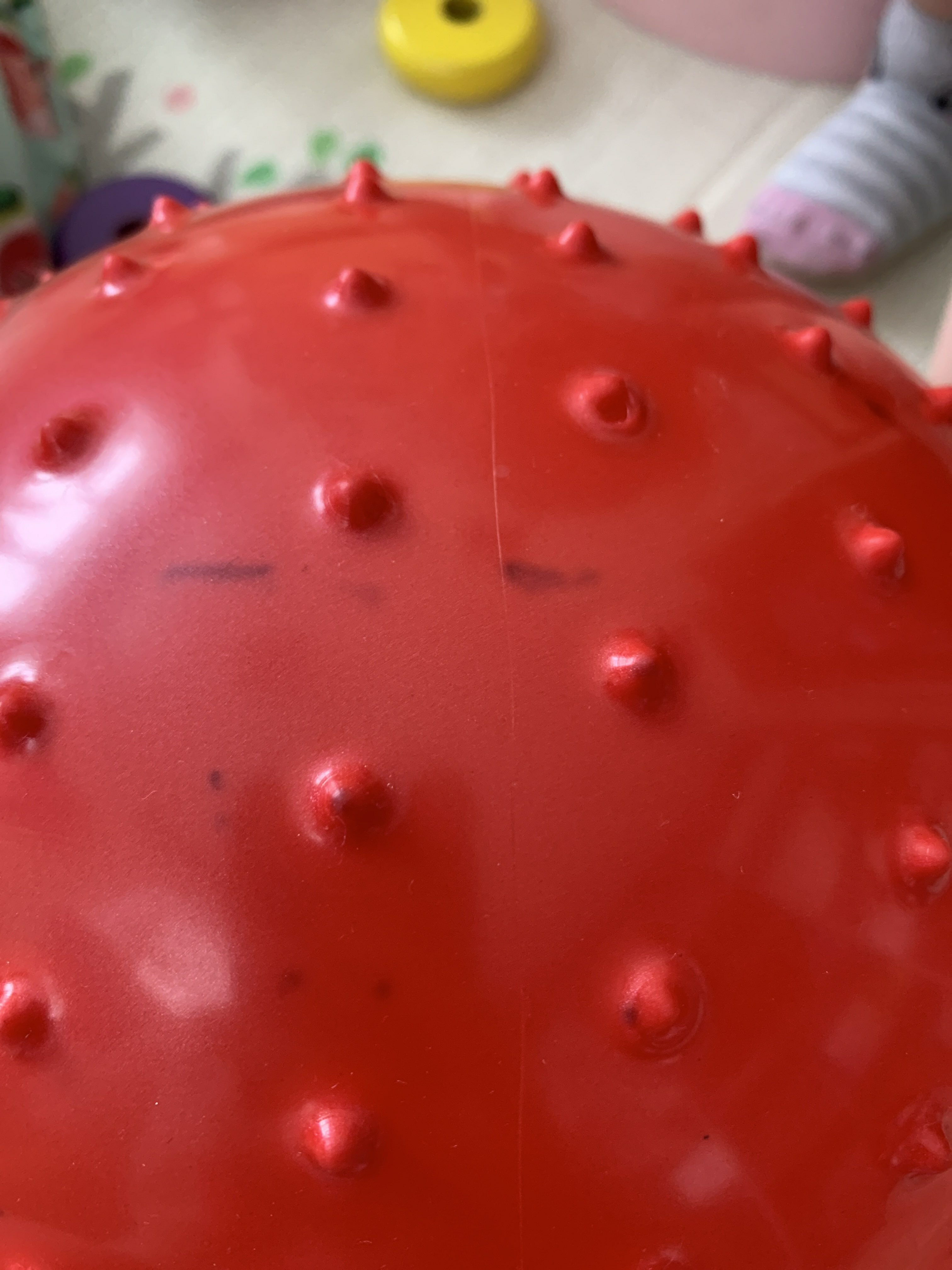 Фотография покупателя товара Мяч массажный, d=25 см, 50 г, цвета МИКС - Фото 1