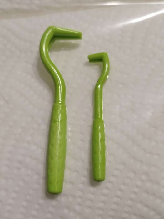 Фотография покупателя товара Набор выкручивателей для клещей, 2 размера, зелёные