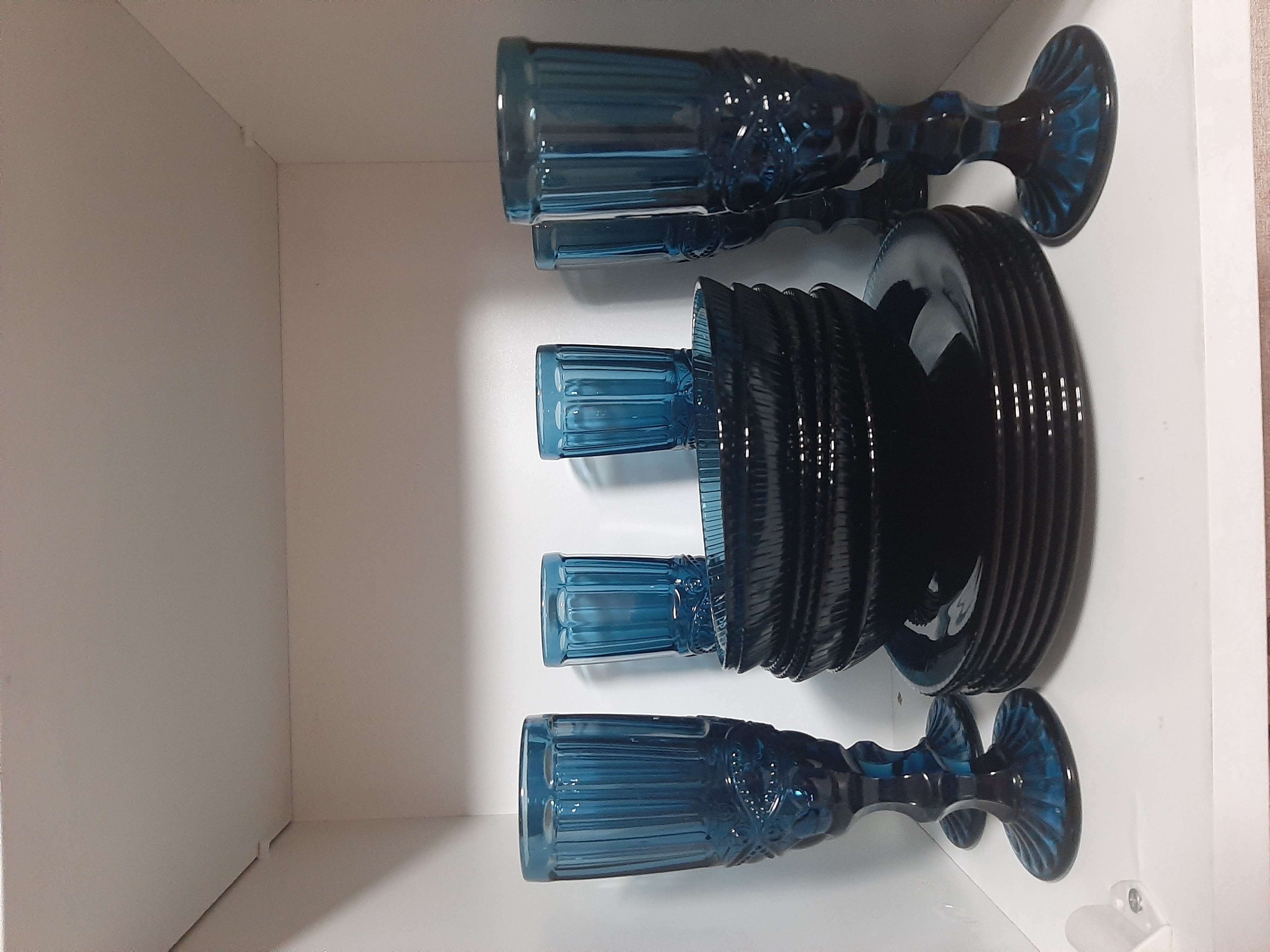 Фотография покупателя товара Бокал из стекла для шампанского Magistro «Ла-Манш», 160 мл, цвет синий - Фото 2