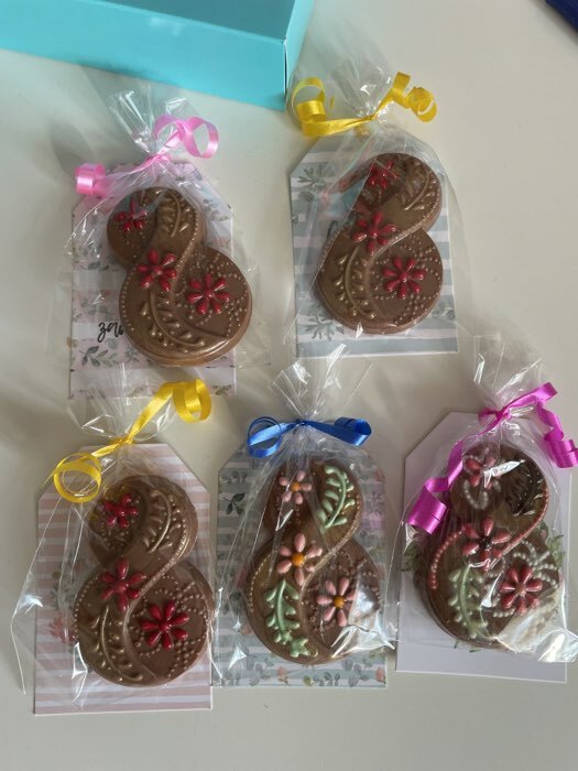 Фотография покупателя товара Форма для шоколада и конфет пластиковая «Шоко-восьмёрки», 7×4,8 см, цвет прозрачный - Фото 4