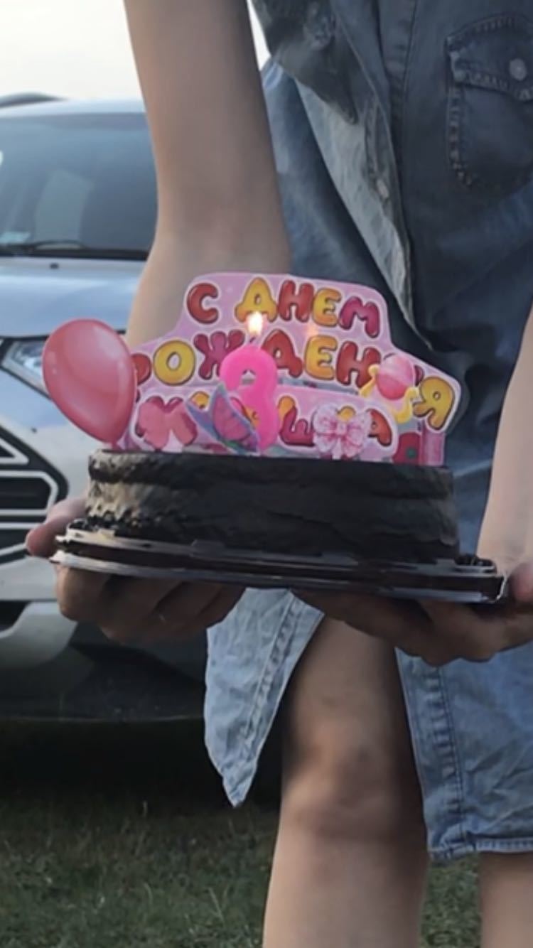Фотография покупателя товара Набор для украшения торта "С Днём Рождения!" - Фото 1