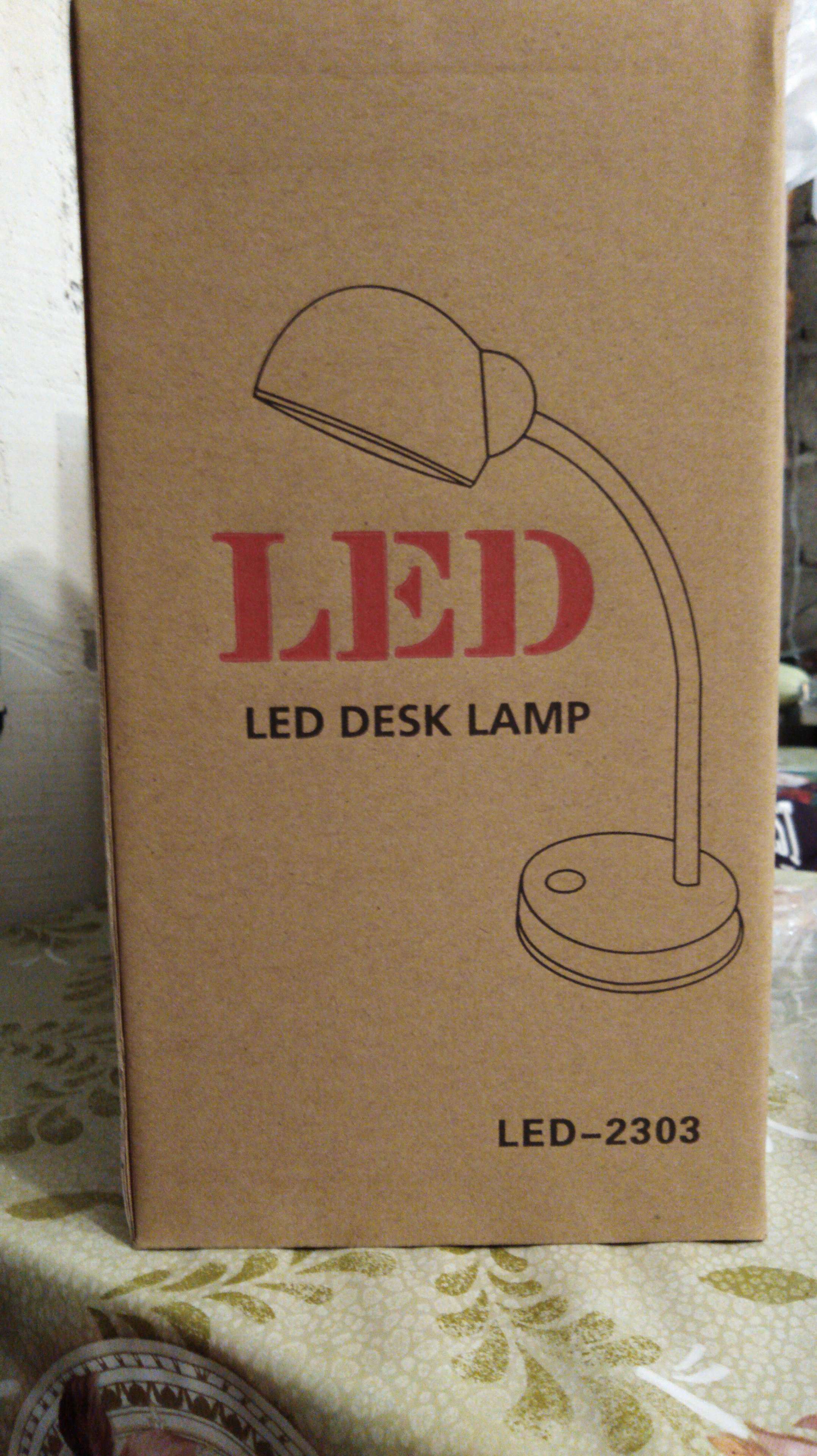 Фотография покупателя товара Светильник настольный LED 5 Вт белый 12,5х12,5х44 см - Фото 5