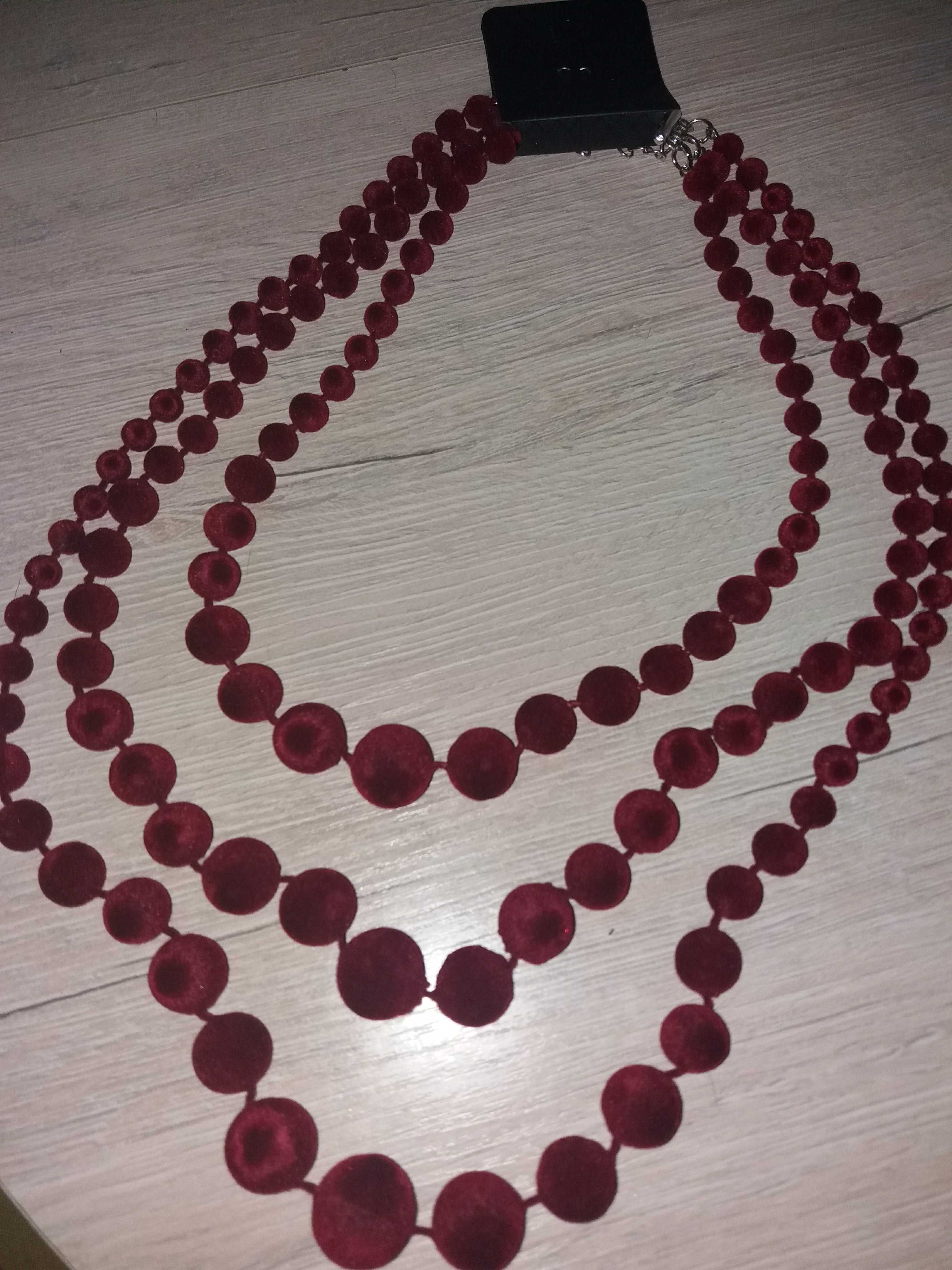 Фотография покупателя товара Бусы 3 яруса «Бархат», цвет серый, 70 см - Фото 1