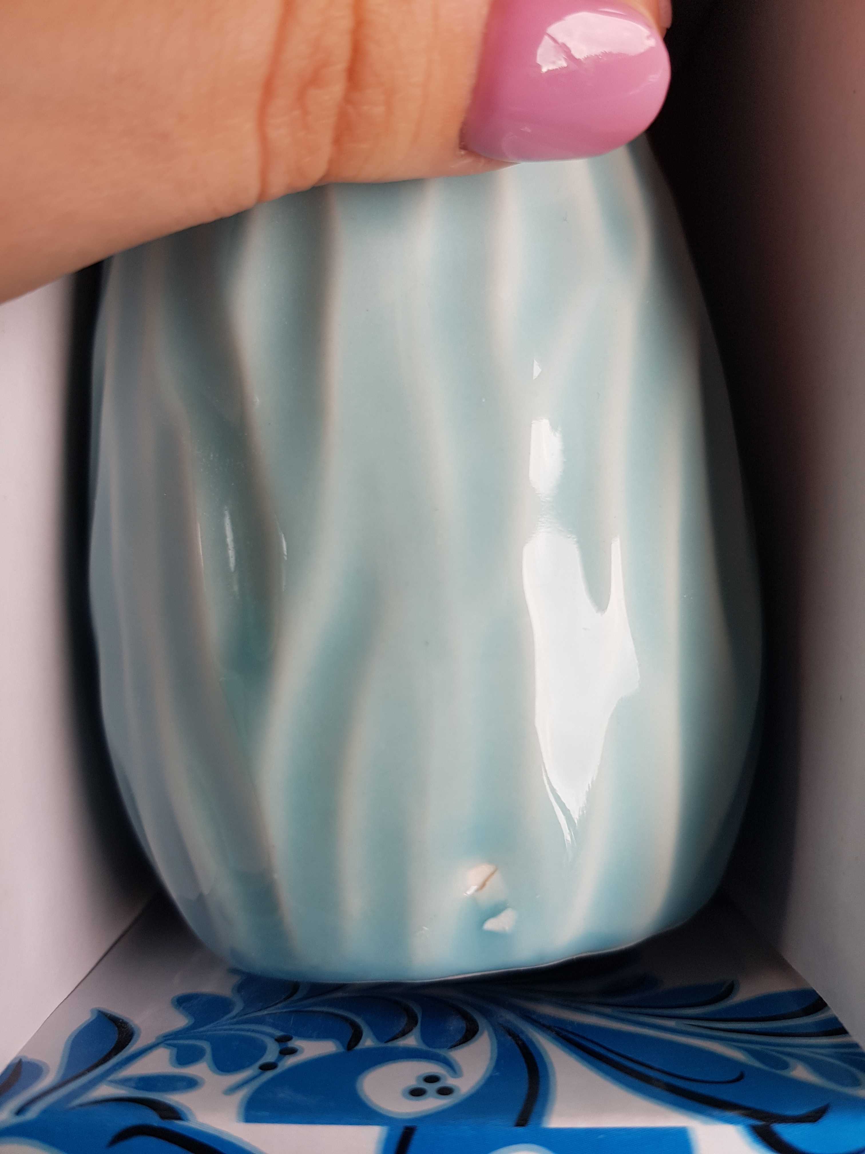 Фотография покупателя товара Набор аксессуаров для ванной комнаты «Река», 4 предмета (дозатор, мыльница, 2 стакана), цвет голубой - Фото 3