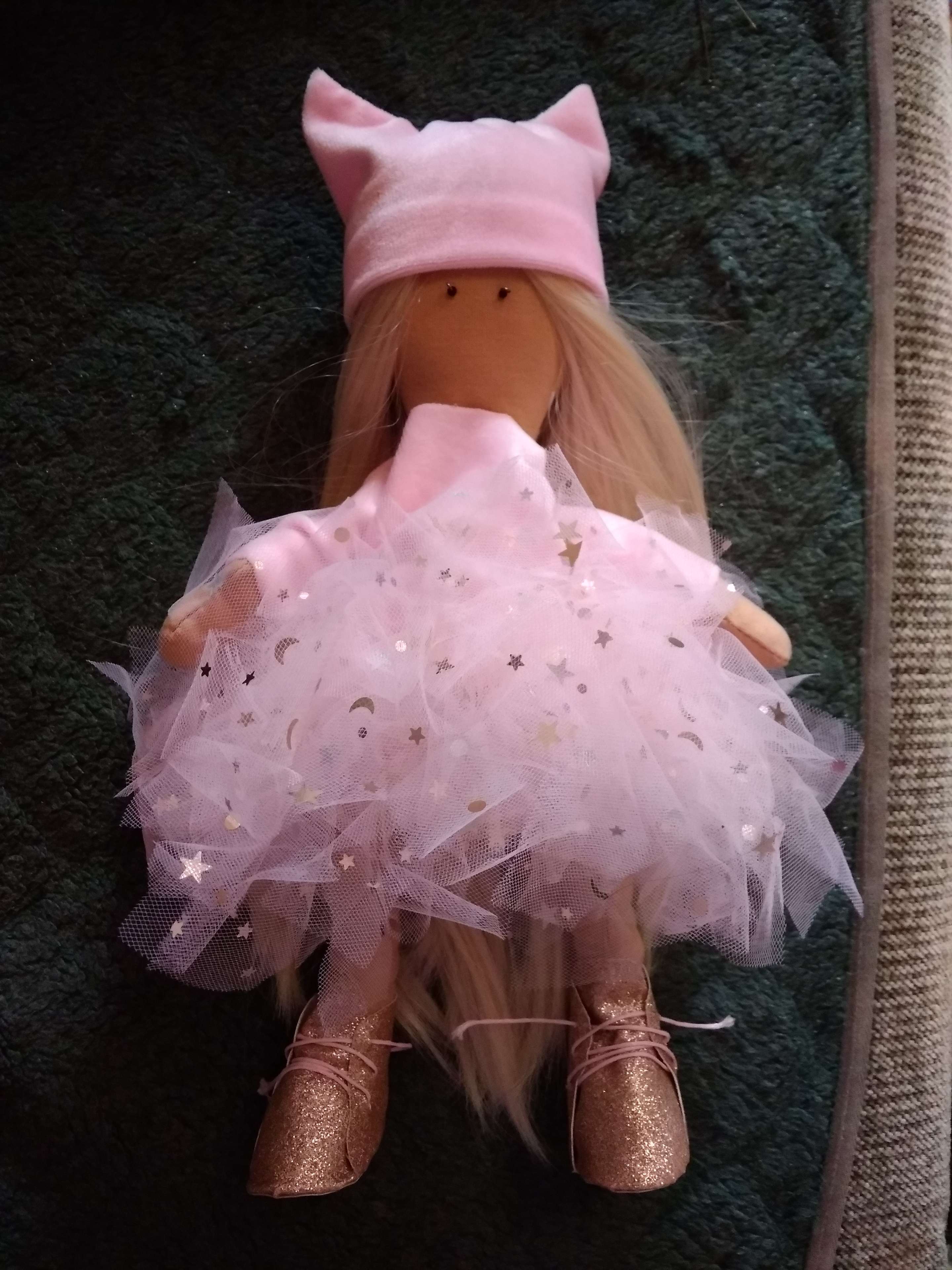 Фотография покупателя товара Набор для шитья. Интерьерная кукла «Эмили», 30 см - Фото 8