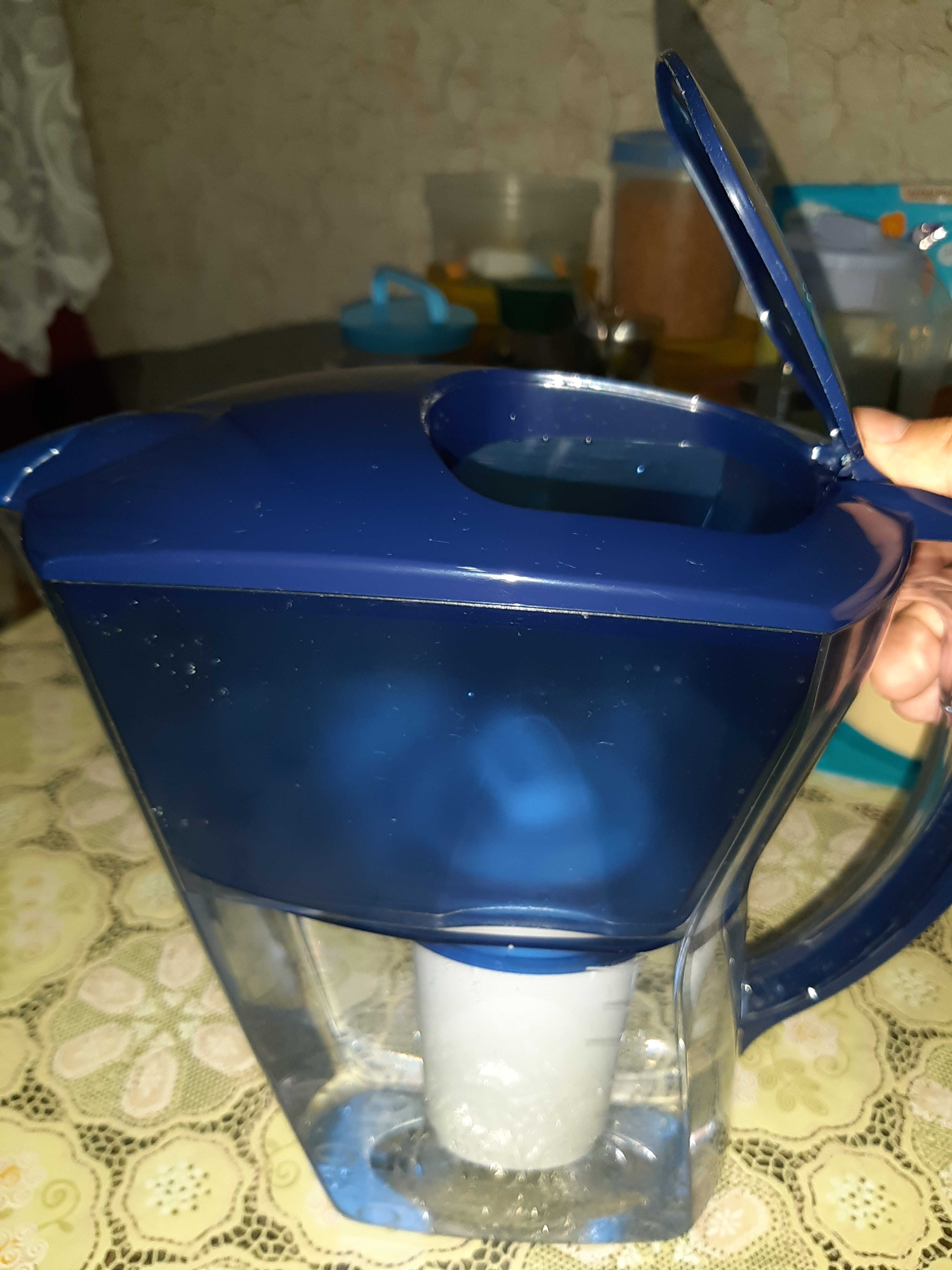 Фотография покупателя товара Фильтр-кувшин «аквафор-аквамарин», 3,8 л, цвет синий