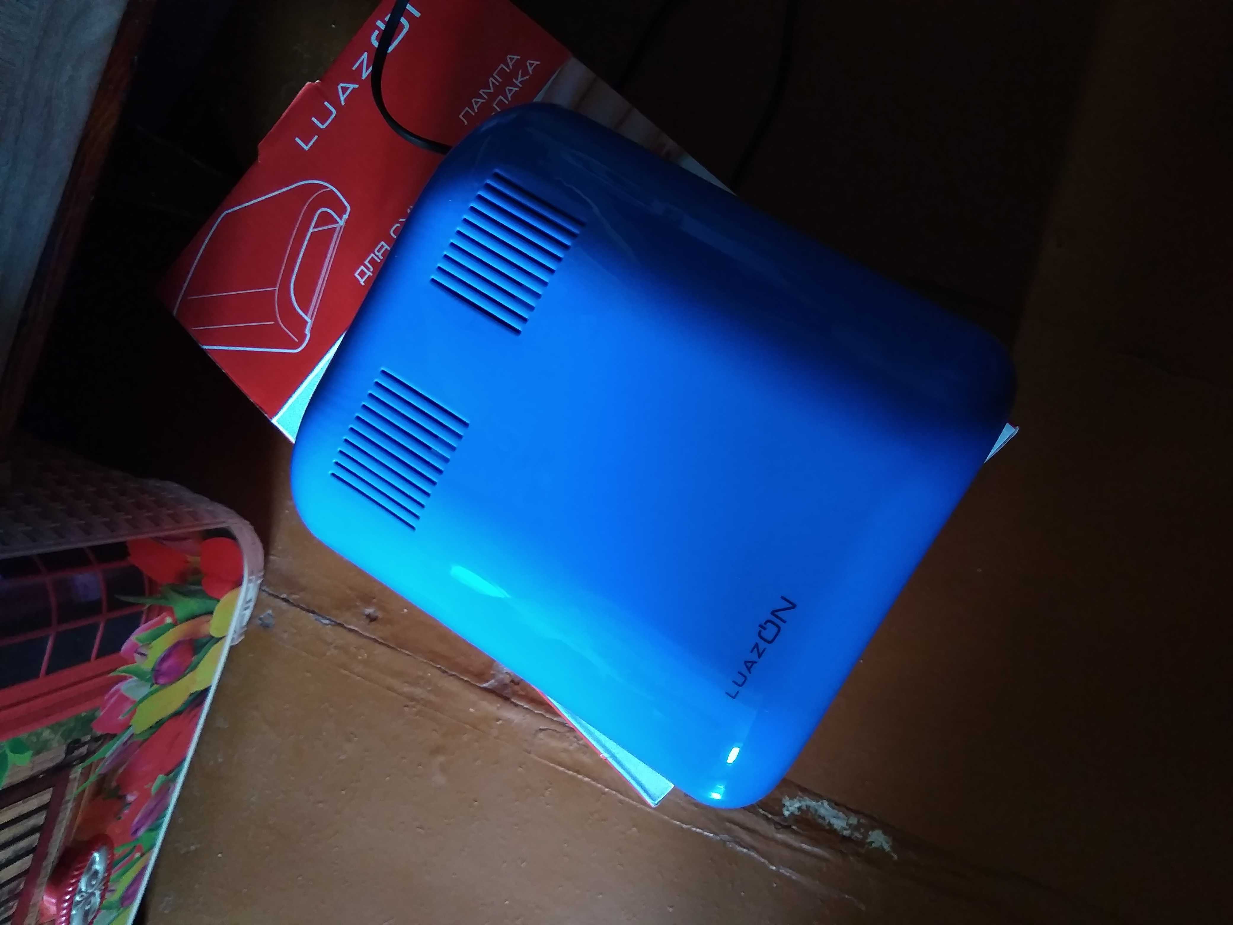 Фотография покупателя товара Лампа для гель-лака Luazon LUF-07, UV, 36 Вт, глянцевая, синяя