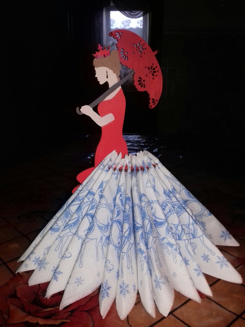 Фотография покупателя товара Салфетница «Дама с зонтиком», 26×15×0,3 см - Фото 11