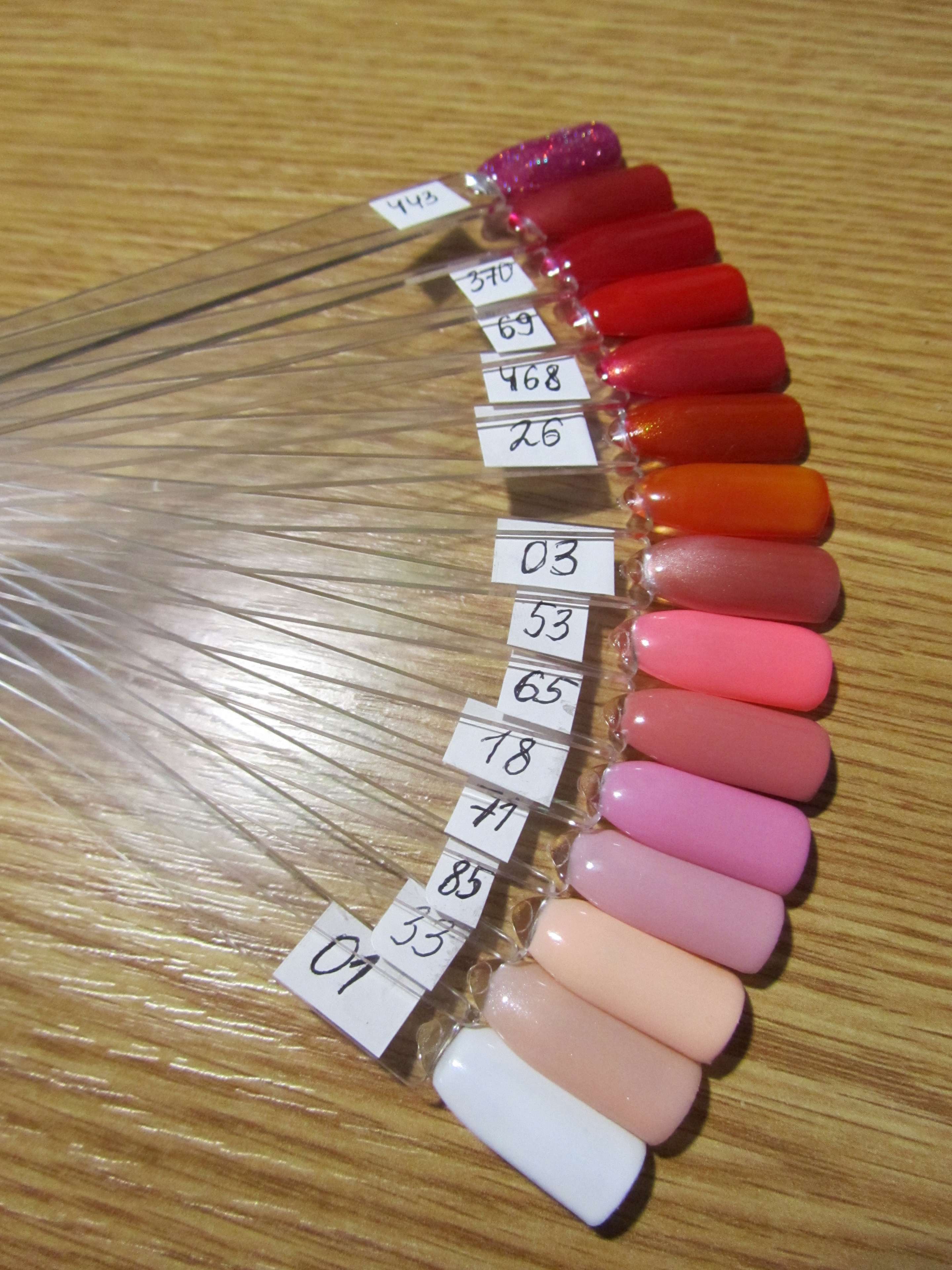 Фотография покупателя товара Палитра для лаков на кольце, 50 ногтей, форма мягкий квадрат, цвет прозрачный