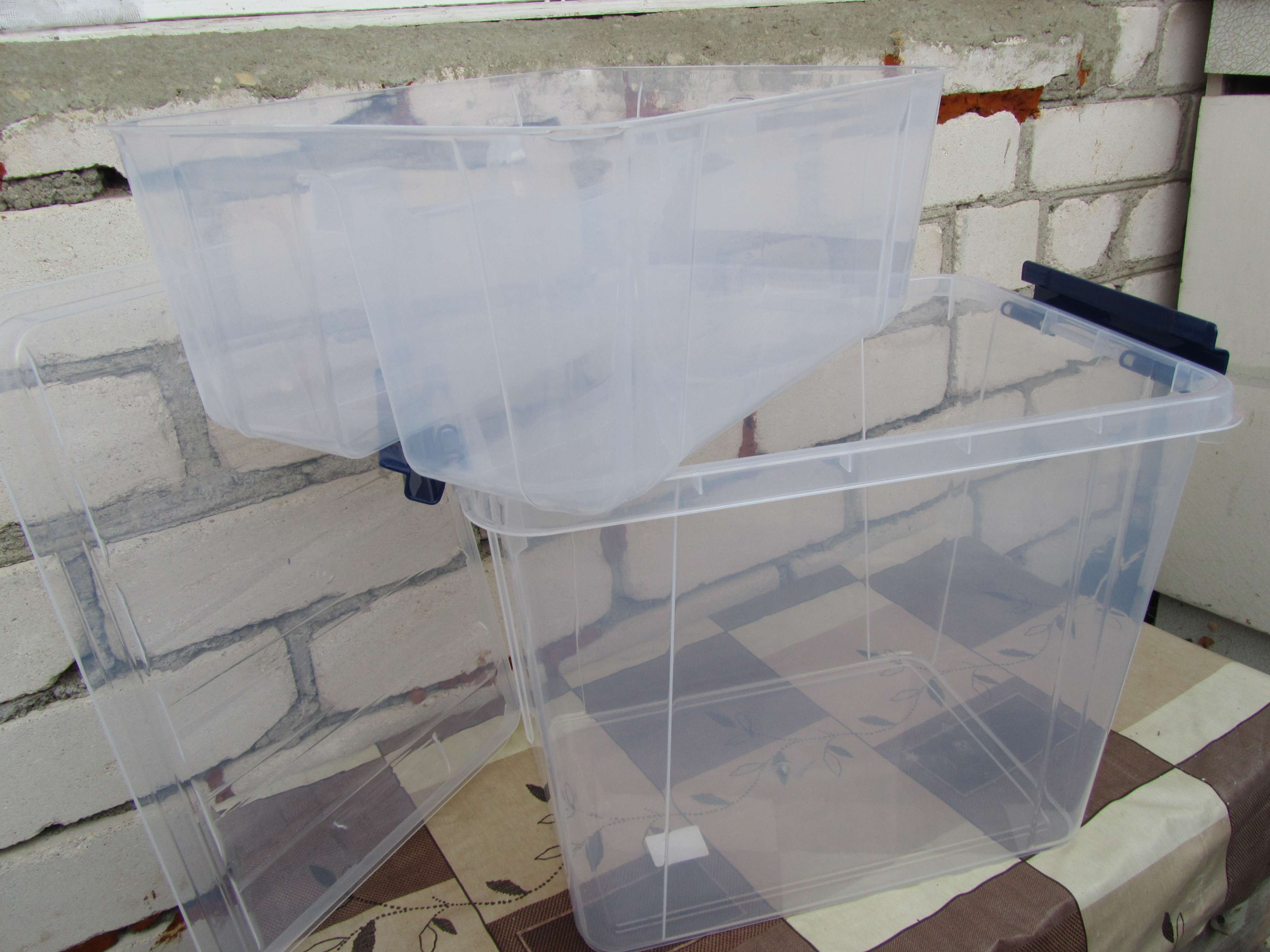 Фотография покупателя товара Контейнер для хранения с крышкой и вкладышем «Профи», 25 л, 41×29,5×31 см, цвет МИКС