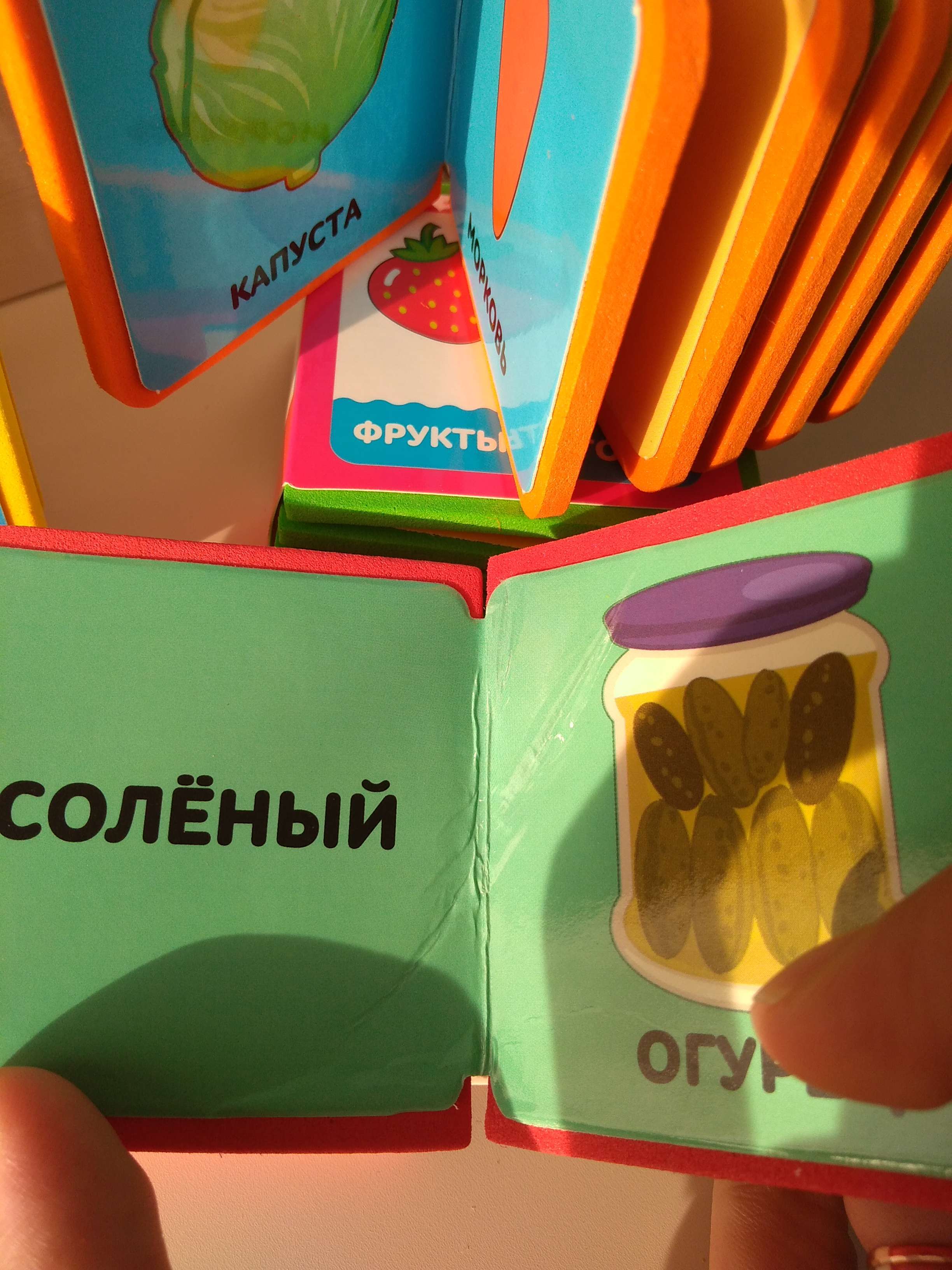 Фотография покупателя товара Набор мягких книжек-кубиков из EVA «Окружающий мир», 4 шт. по 12 стр. - Фото 3