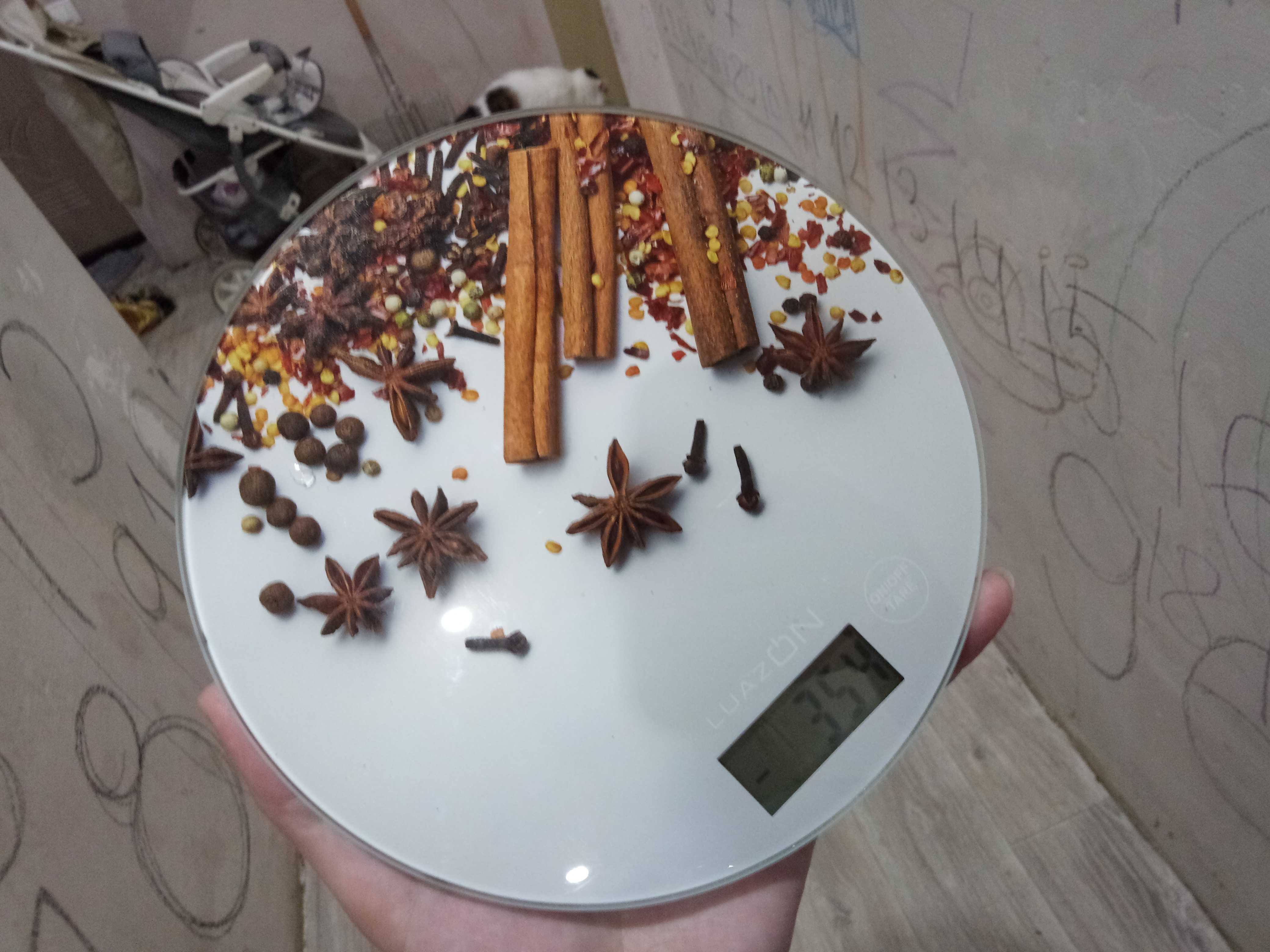 Фотография покупателя товара Весы кухонные Luazon LVK-701 "Корица", электронные, до 7 кг