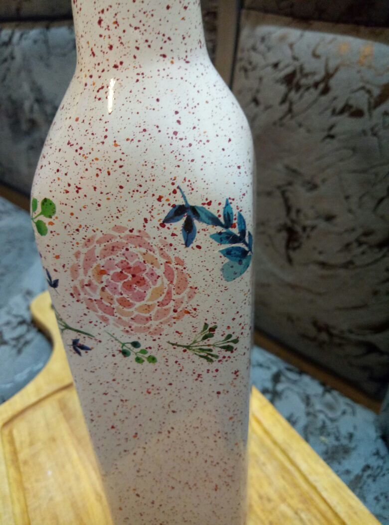 Фотография покупателя товара Переводки на посуду (холодная деколь) «Полевые цветы», 17,2 х 18 см - Фото 1