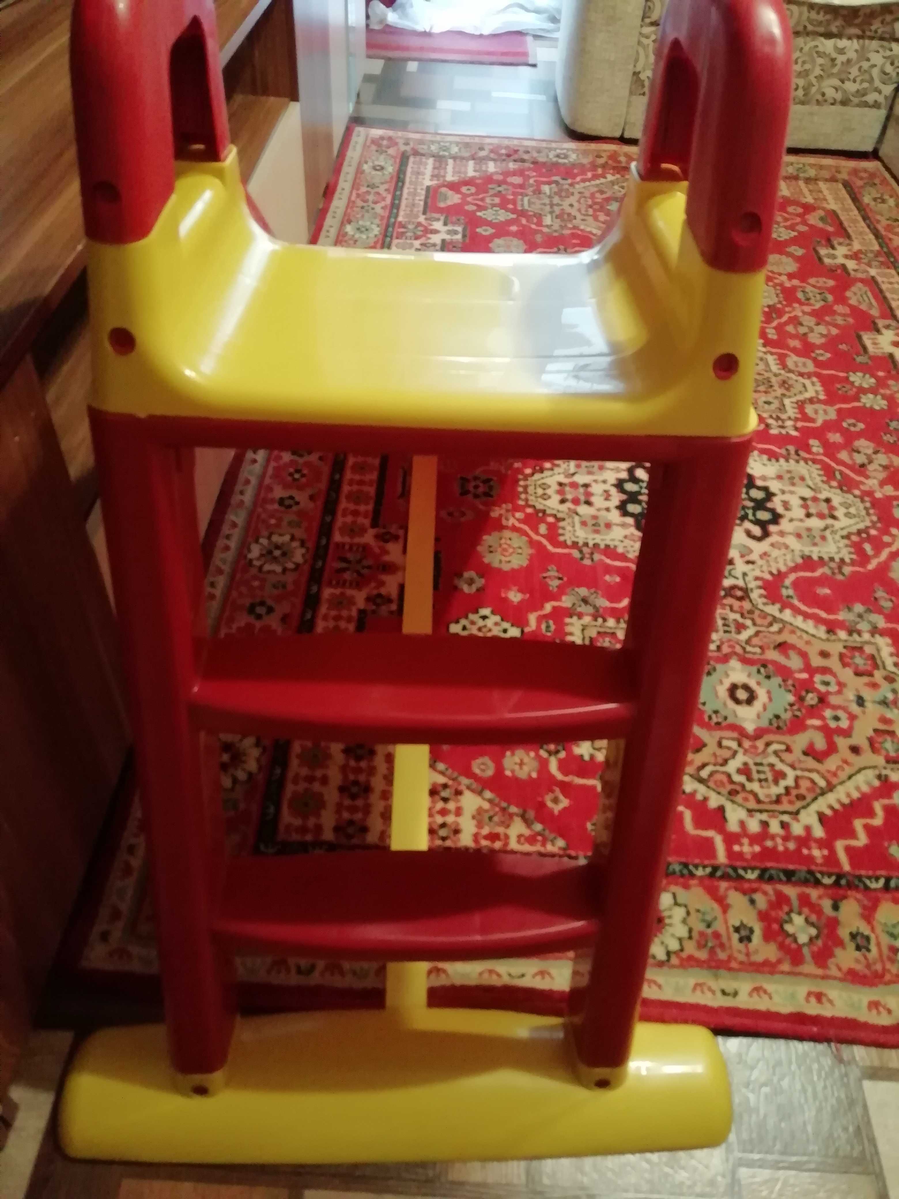 Фотография покупателя товара Детская горка, цвет красно-жёлтый